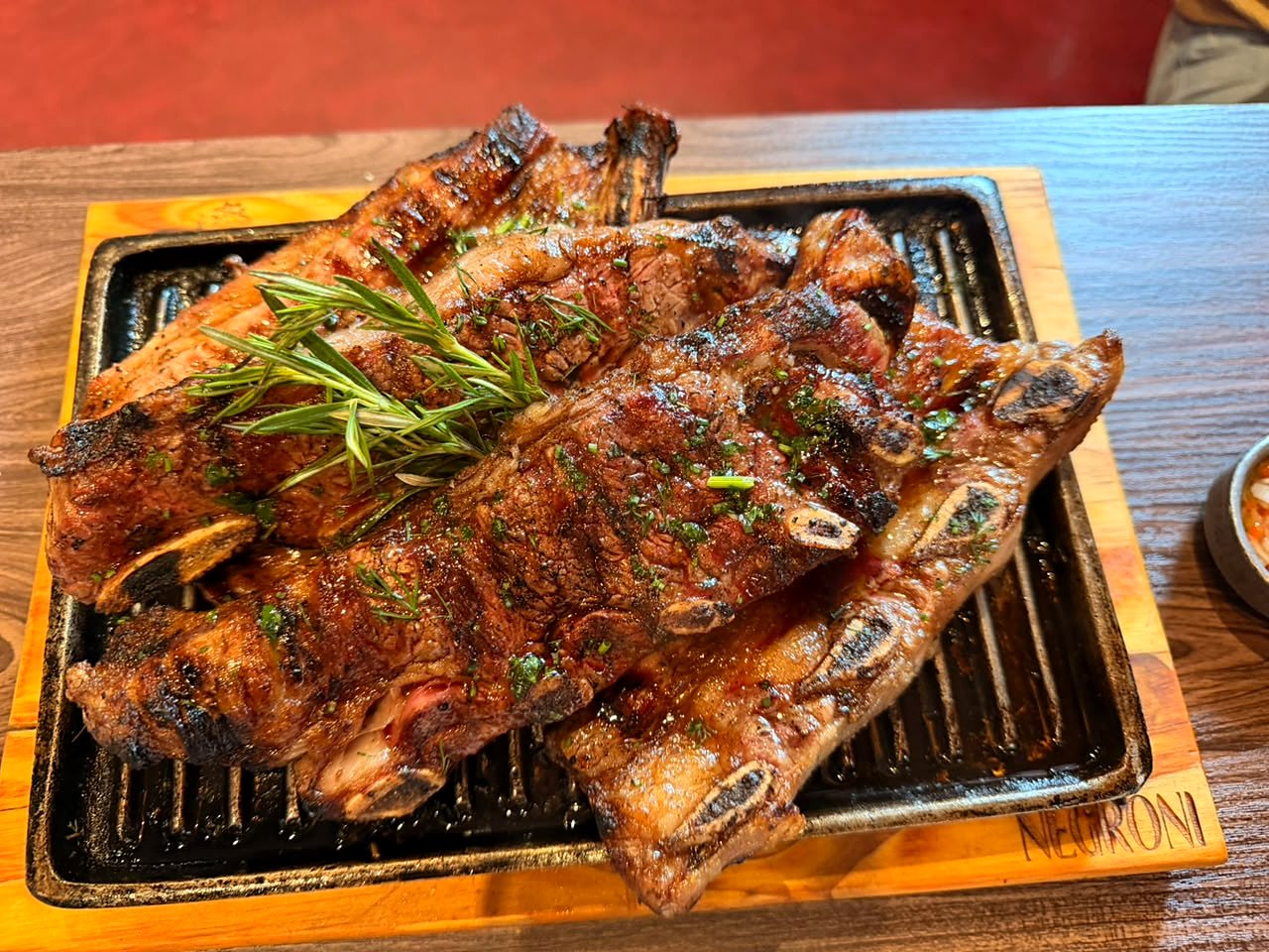 Asado banderita del centro